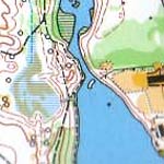 En del av karta söder om Hallsberg