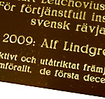 Utmärkelse SM5IQ Alf Lindgren