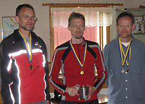 Medaljörerna Erik, Håkan och Bengt